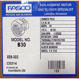 PARTS: KEYSTOKER FASCO DRAFT BLOWER