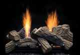Monessen Vent Free Box: Lo-Rider Designer See-Through Box and Natural Blaze Log Set