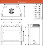 FMI Craftsman Wood Burning Firebox
