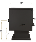 KOZI Pellet Stove: Model 100XL