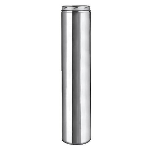 Stainless Steel DuraTech: Straight 4ft. Double Wall Pipe