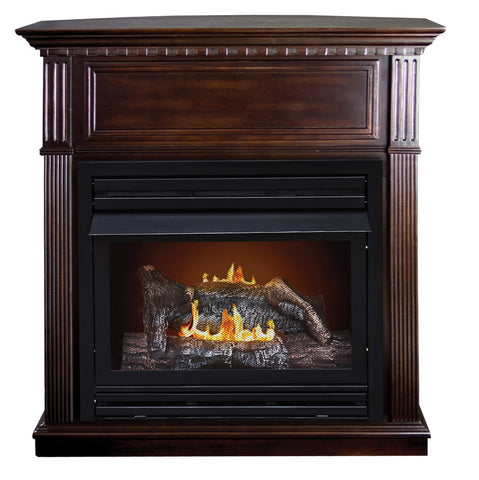 Kozy World Vent Free Gas Fireplace: Lincolnshire
