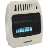 Kozy World Wall Hung Heater: Ambient Blue Flame